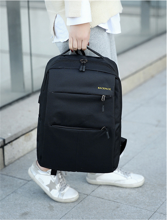 Foto 3 | Mochila Para Ordenador Recargable Por Usb, Oxford, 16 Pulgadas, Color Negro - Venta Internacional.