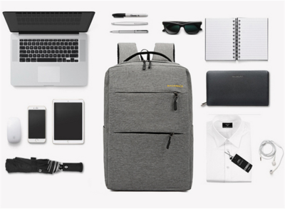 Foto 5 | Mochila Para Ordenador Recargable Por Usb, Oxford, 16 Pulgadas, Color Negro - Venta Internacional.