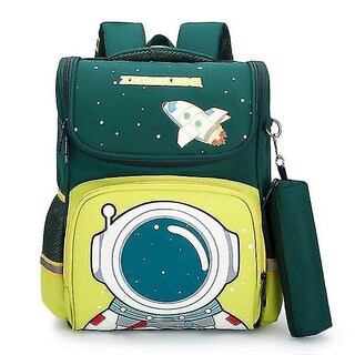 Foto 1 | Mochila Huoguo Children School Para Niños Y Niñas, Color Verde - Venta Internacional.