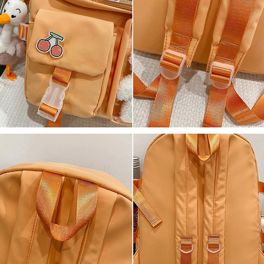 Foto 4 pulgar | Mochila Sanlin Beans Girl High School Transparente Púrpura - Venta Internacional.