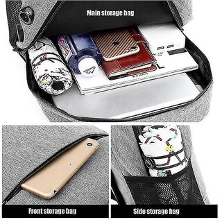 Foto 4 | Mochila Huoguo, Viajes, Negocios, Portátil, Puerto De Carga Usb - Venta Internacional.