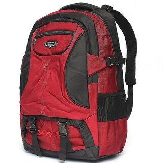 Foto 1 | Mochila Huoguo Impermeable De Gran Capacidad Para Negocios Roja - Venta Internacional.
