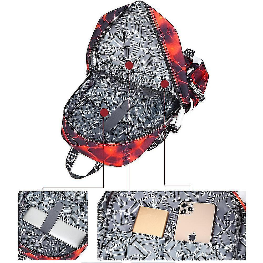 Foto 8 pulgar | Mochila Huoguo Bolsa De Viaje Impermeable Con Estampado Oxford - Venta Internacional.