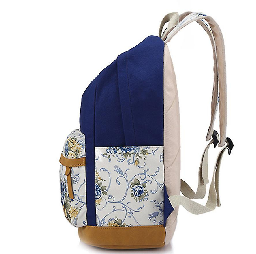Foto 3 pulgar | Mochila Sanlin Beans Mochila Escolar De Ocio Con Estampado De Lona - Venta Internacional.