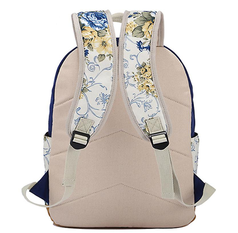 Foto 4 pulgar | Mochila Sanlin Beans Mochila Escolar De Ocio Con Estampado De Lona - Venta Internacional.