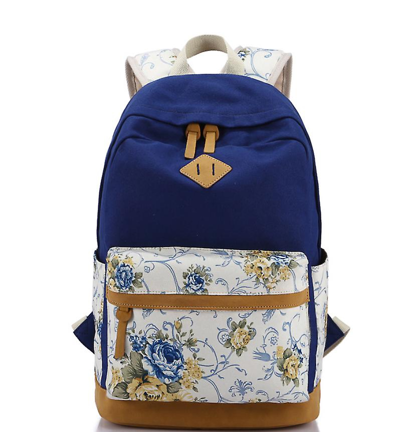 Foto 5 pulgar | Mochila Sanlin Beans Mochila Escolar De Ocio Con Estampado De Lona - Venta Internacional.