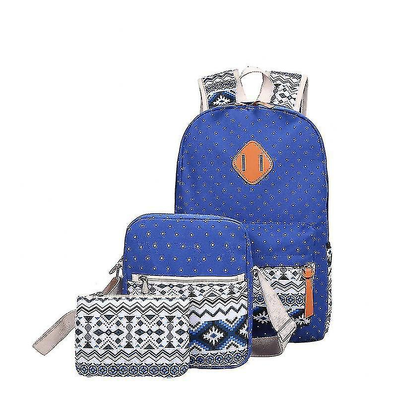 Foto 1 | Mochila Huoguo Transpirable Printing Wave Azul Marino 20-35l - Venta Internacional.