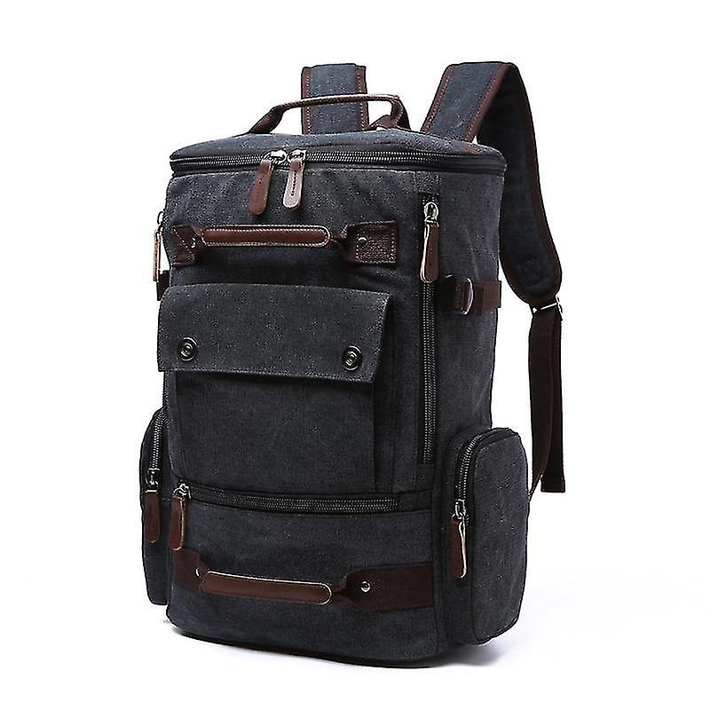 Foto 2 pulgar | Mochila Huoguo Vintage Canvas Travel Para Hombre De 36-55 L De Capacidad - Venta Internacional.