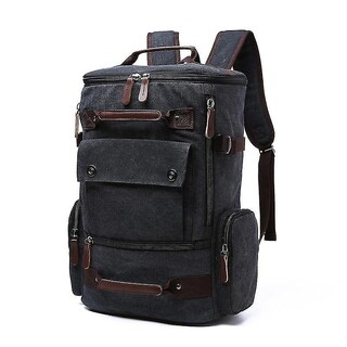 Foto 1 | Mochila Huoguo Vintage Canvas Travel Para Hombre De 36-55 L De Capacidad - Venta Internacional.