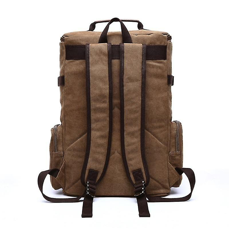 Foto 4 pulgar | Mochila Huoguo Vintage Canvas Travel Para Hombre De 36-55 L De Capacidad - Venta Internacional.