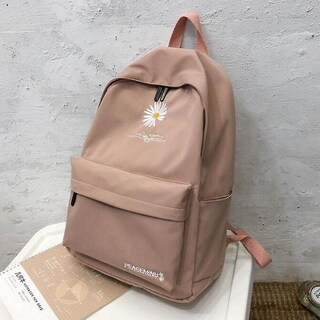 Foto 2 | Mochila Huoguo, Mochila Escolar Para Niñas, De Nailon, Con Estampado Floral - Venta Internacional.