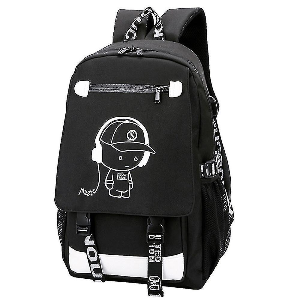 Foto 2 pulgar | Mochila Huoguo Cartoon Luminous Travel Usb Oxford 36-55l - Venta Internacional.