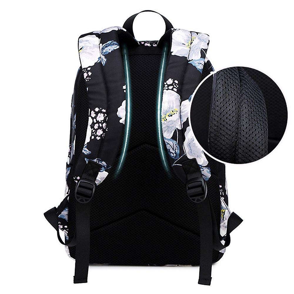 Foto 4 pulgar | Mochila Escolar Sanlin Beans Negra Para Estudiantes De Secundaria - Venta Internacional.