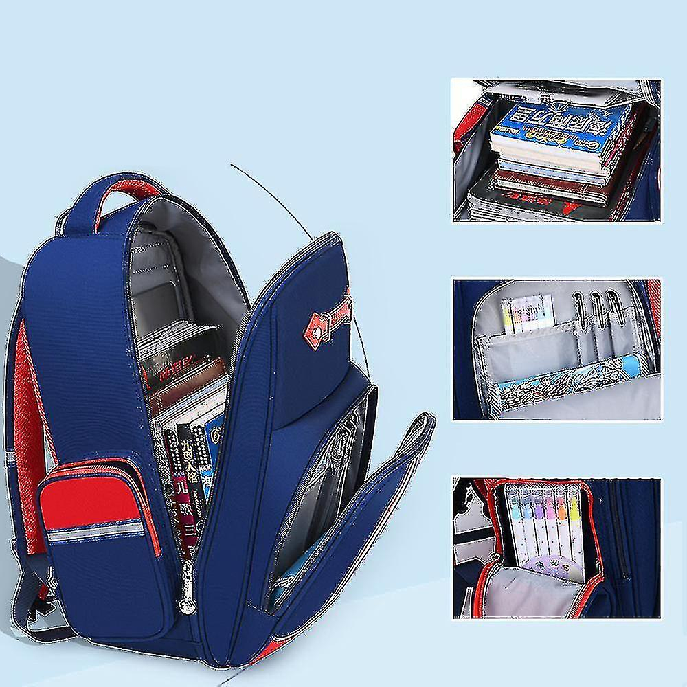 Foto 3 pulgar | Mochila Huoguo De Gran Capacidad Para Niños De 1º A 6º Grado - Venta Internacional.