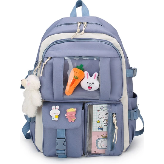 Foto 1 | Mochila Escolar Impermeable De Gran Capacidad Para Exteriores - Venta Internacional.