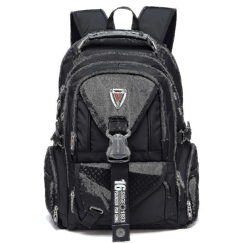 Foto 2 pulgar | Mochila Huoguo Oxford De Gran Capacidad Para Hombre, De Negocios, Color Negro - Venta Internacional.