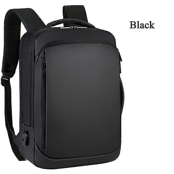 Foto 2 pulgar | Mochila Huoguo Para Portátil Empresarial Impermeable Para 15.6 Pulgadas, Color Negro - Venta Internacional.