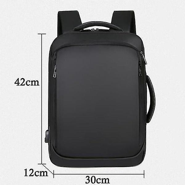 Foto 3 pulgar | Mochila Huoguo Para Portátil Empresarial Impermeable Para 15.6 Pulgadas, Color Negro - Venta Internacional.