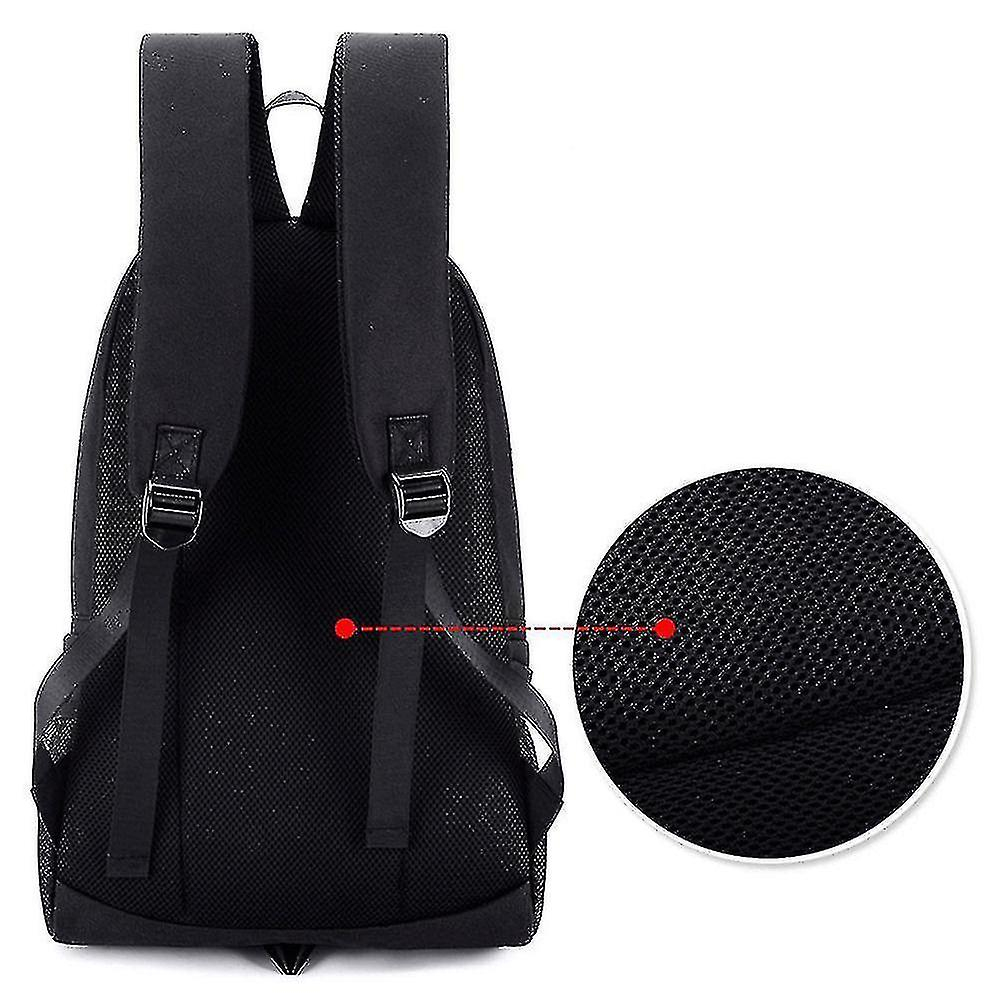 Foto 5 pulgar | Mochila Huoguo Luminous Shark Usb De Lona Impermeable 28x13x4 - Venta Internacional.