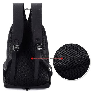 Foto 4 | Mochila Huoguo Luminous Shark Usb De Lona Impermeable 28x13x4 - Venta Internacional.