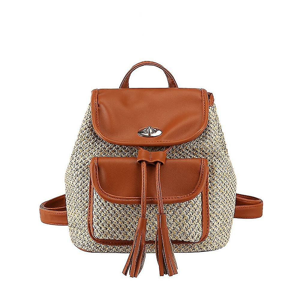 Foto 1 | Mochila Huoguo Tassel Straw Para Mujeres, Viajes Escolares Y Niñas - Venta Internacional.