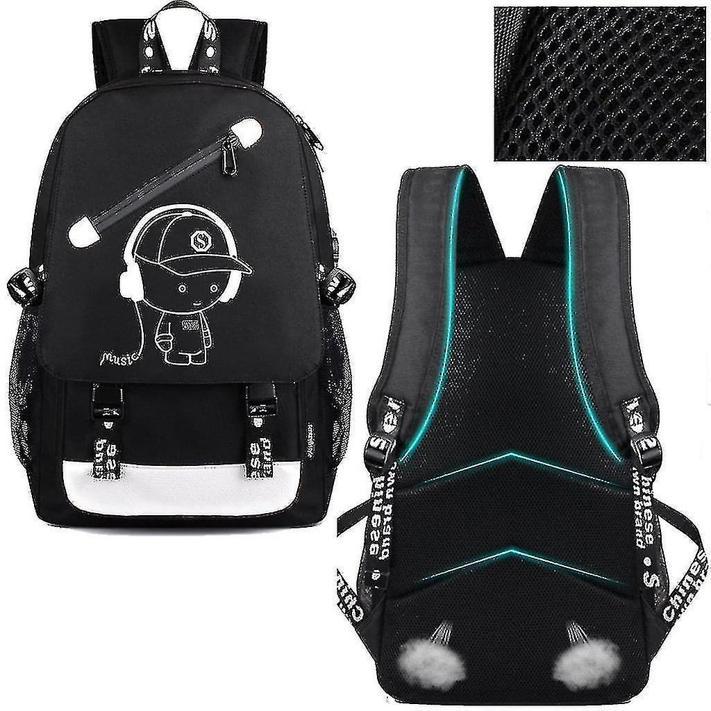 Foto 2 pulgar | Mochila Huoguo Usb Students Cool 29 L De Nailon Impermeable - Venta Internacional.
