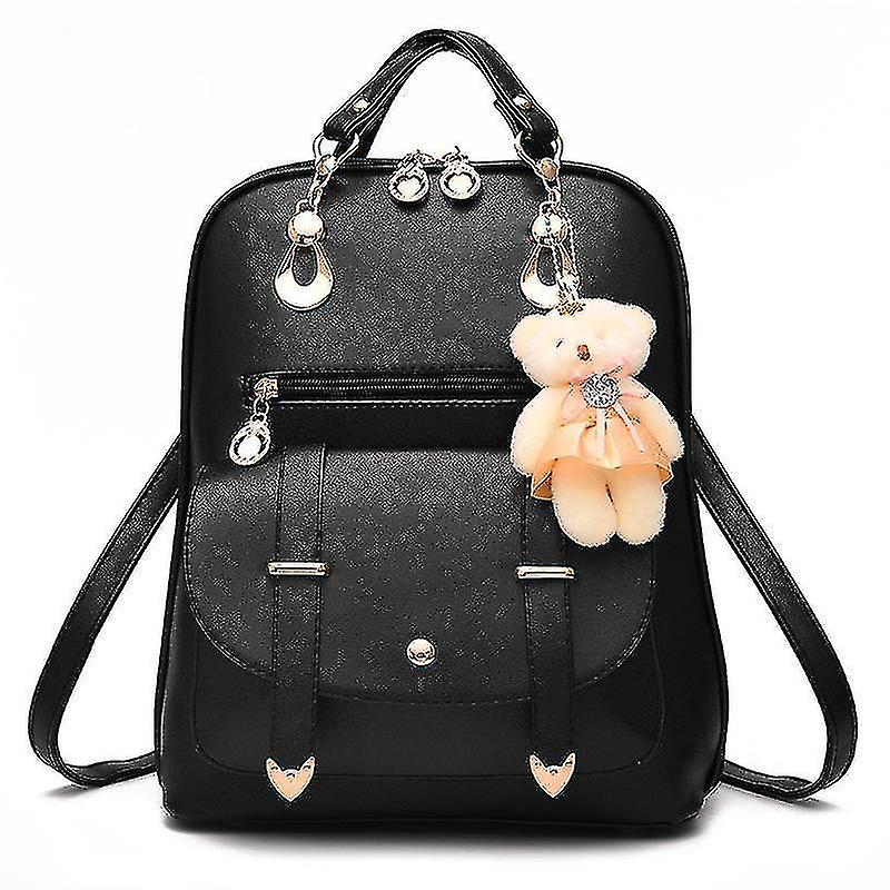 Foto 4 pulgar | Mochila Huoguo De Piel Sintética De Color Rojo Vino Para Mujer, Casual, A La Moda - Venta Internacional.