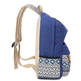 Foto 4 | Mochila Huoguo De Lona Impermeable Para Mujer, Color Caqui - Venta Internacional.