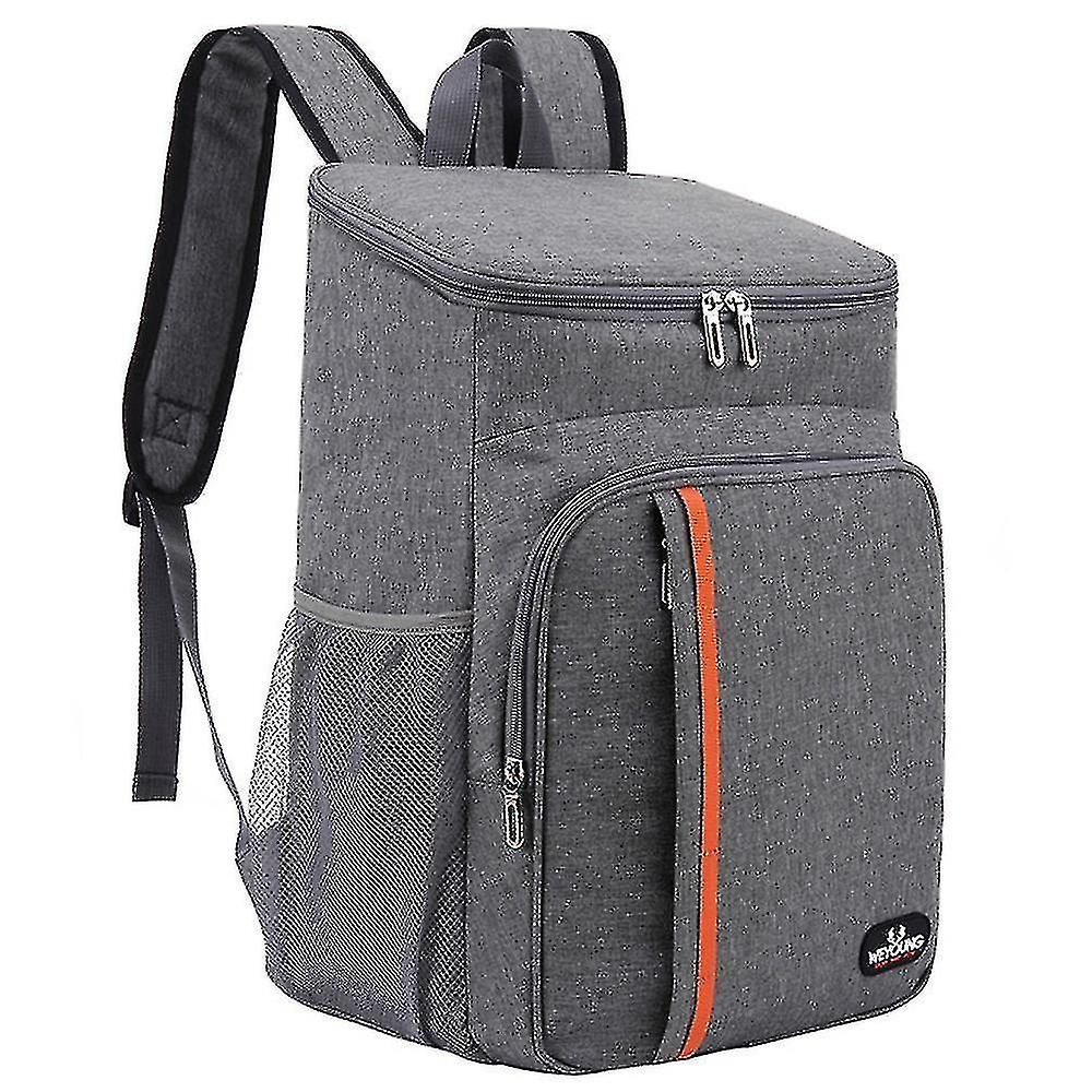 Foto 2 pulgar | Mochila Huoguo, Aislante, Impermeable, Para Pícnic Y Cerveza, Color Gris - Venta Internacional.