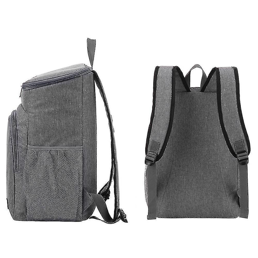 Foto 4 pulgar | Mochila Huoguo, Aislante, Impermeable, Para Pícnic Y Cerveza, Color Gris - Venta Internacional.