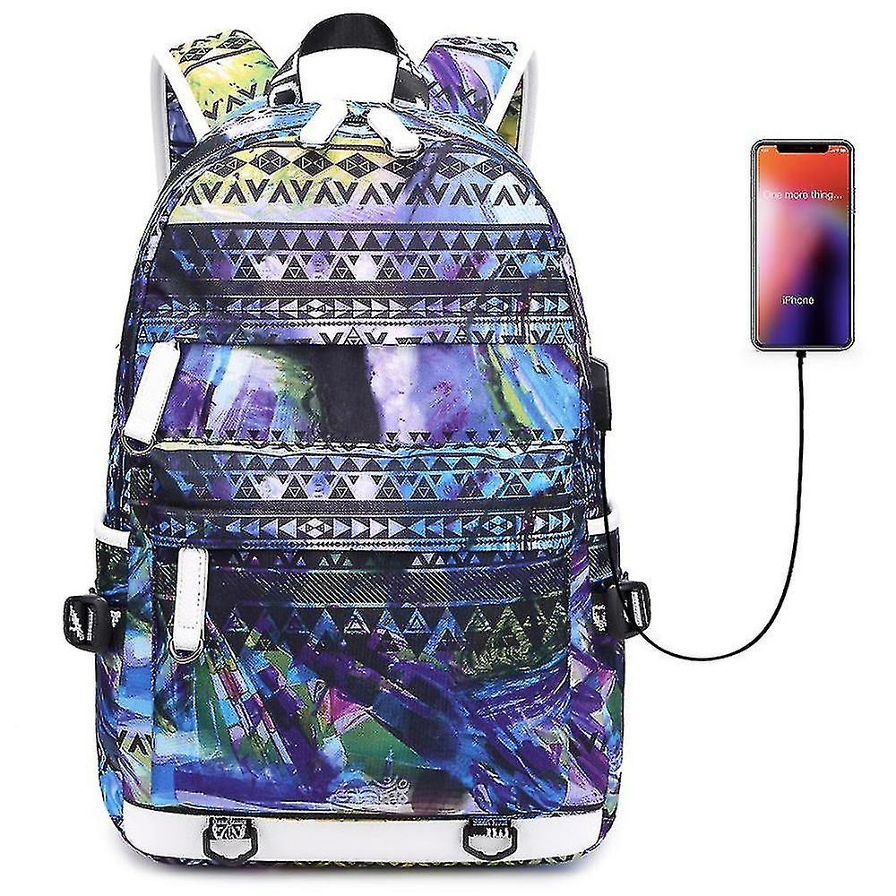 Foto 2 pulgar | Mochila Huoguo, Casual, Impermeable, Bolsa De Viaje Para Hombre, Azul - Venta Internacional.