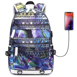 Foto 1 | Mochila Huoguo, Casual, Impermeable, Bolsa De Viaje Para Hombre, Azul - Venta Internacional.