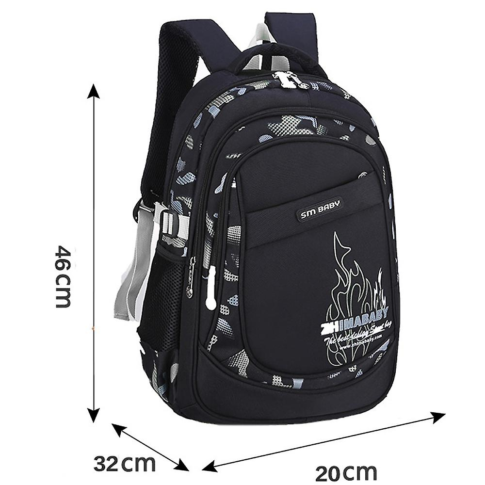 Foto 2 pulgar | Mochila Escolar Sanlin Beans Para Niños De 6 A 12 Años De Nailon Impermeable - Venta Internacional.
