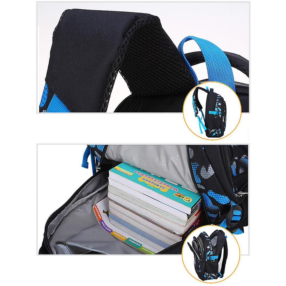 Foto 5 pulgar | Mochila Escolar Sanlin Beans Para Niños De 6 A 12 Años De Nailon Impermeable - Venta Internacional.
