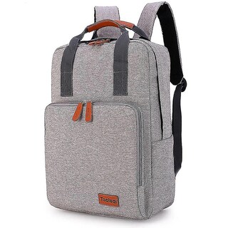 Foto 1 | Mochila Huoguo Casual Fashion Impermeable De Nylon Gris - Venta Internacional.