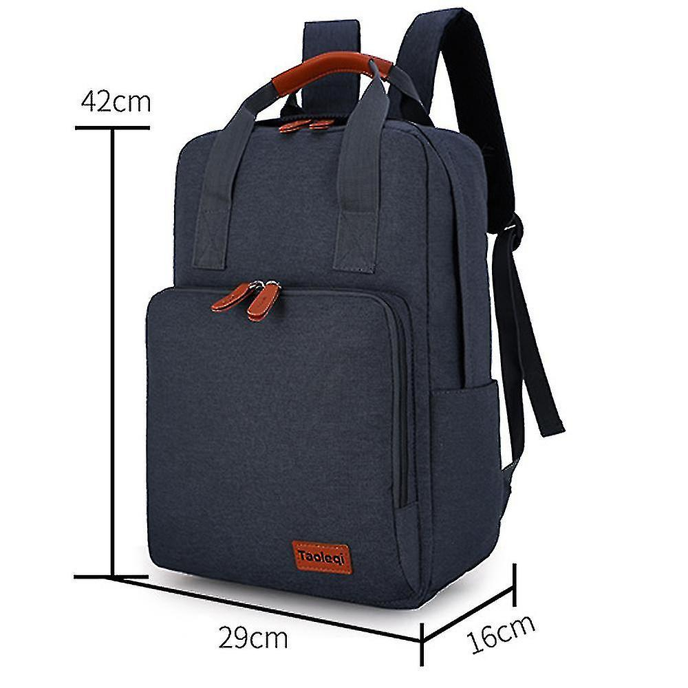 Foto 6 pulgar | Mochila Huoguo Casual Fashion Impermeable De Nylon Gris - Venta Internacional.