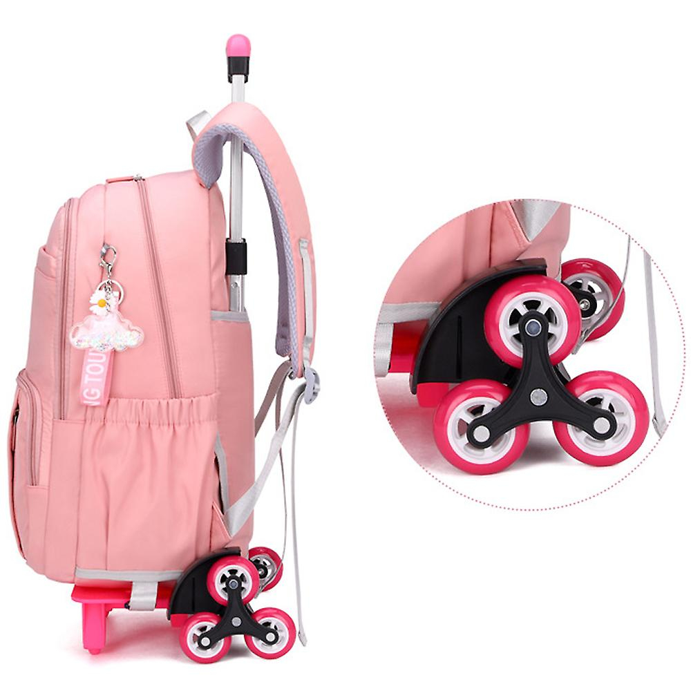 Foto 2 | Mochila Escolar Sanlin Beans High School Trolley, Verde - Venta Internacional.