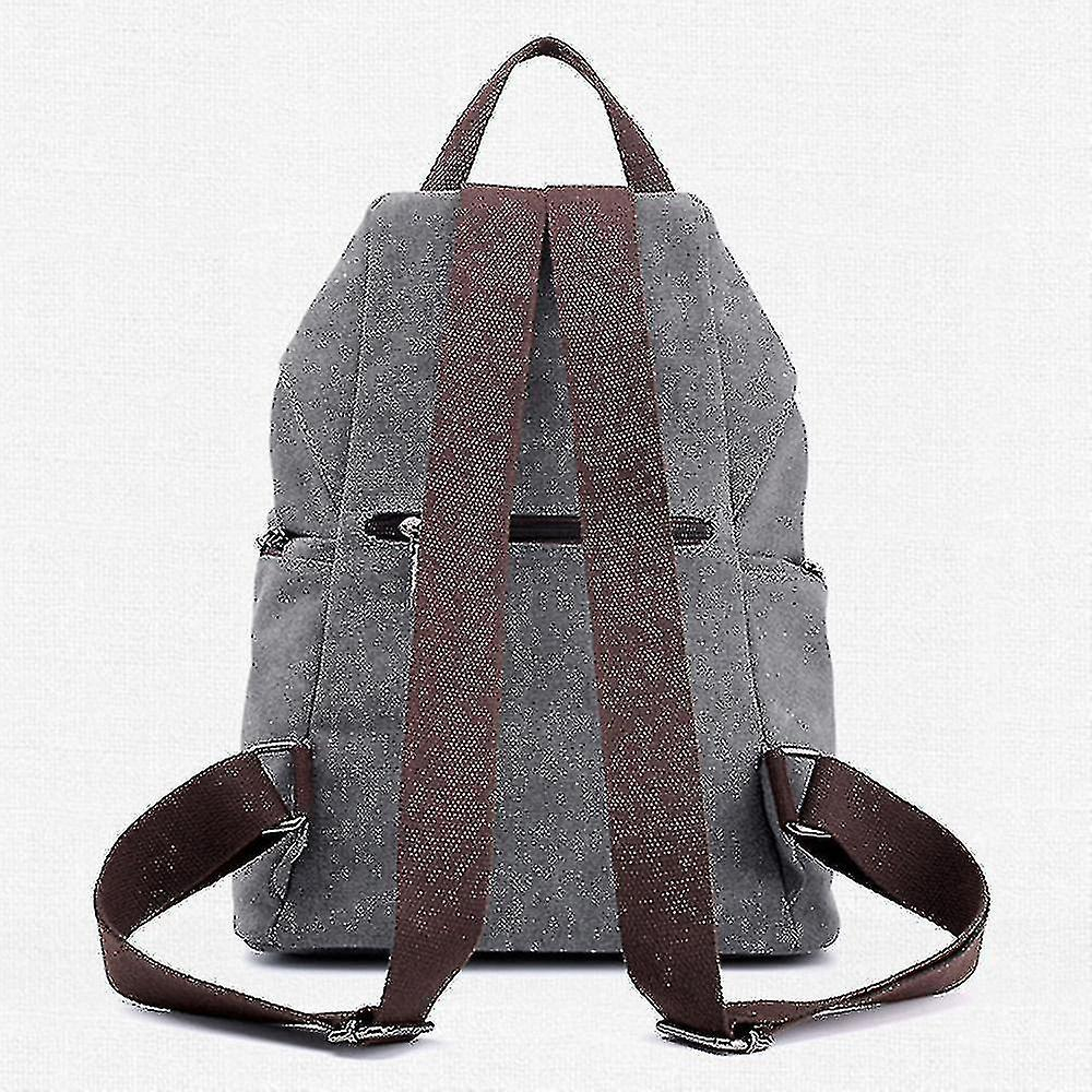 Foto 5 pulgar | Mochila Huoguo Ladies Leisure Literary Sports De Lona Gris - Venta Internacional.