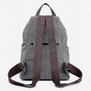 Foto 4 | Mochila Huoguo Ladies Leisure Literary Sports De Lona Gris - Venta Internacional.