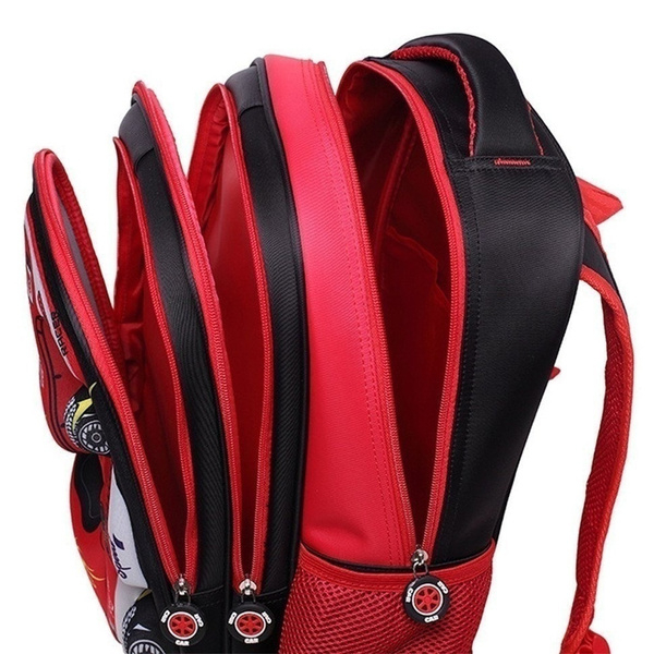 Foto 1 | Mochila Sanlin Beans 3d Resistente Al Agua Para Niños, Bonito Coche Rojo - Venta Internacional.