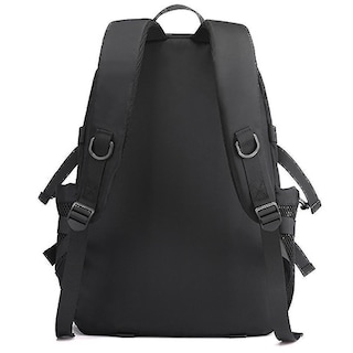 Foto 3 | Mochila Huoguo De Nylon Gris Impermeable Para Estudiante 45x32x12 Cm - Venta Internacional.