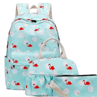 Foto 1 | Mochila Huoguo Conjunto De Mochilas Escolares Para Estudiantes De Ocio Para Mujeres, Azul - Venta Internacional.
