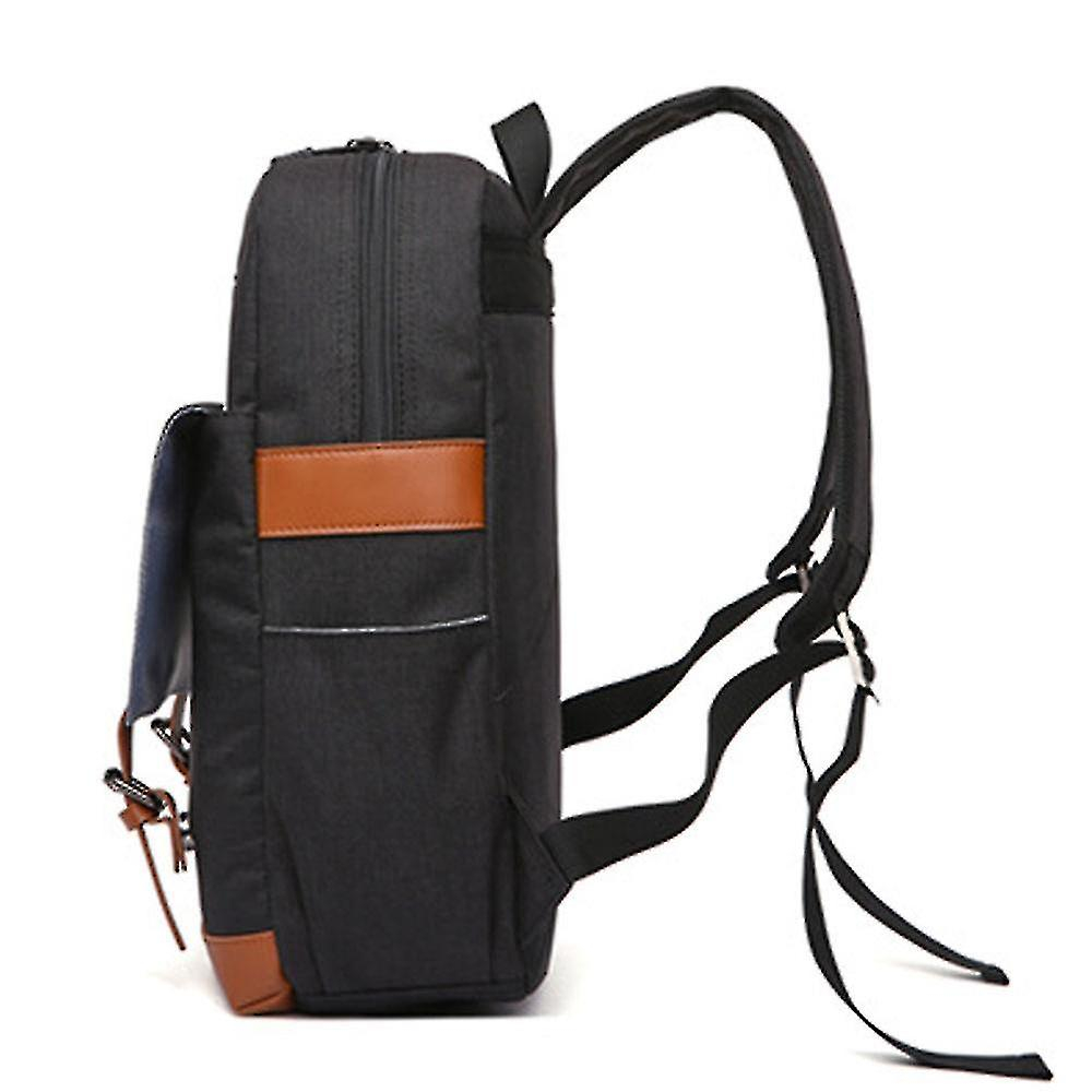 Foto 3 pulgar | Mochila Huoguo Travel Canvas, Negra, 0,62 Kg, Ocio, 27 X 13 X 39 Cm - Venta Internacional.