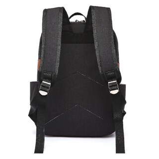 Foto 5 | Mochila Huoguo Travel Canvas, Negra, 0,62 Kg, Ocio, 27 X 13 X 39 Cm - Venta Internacional.