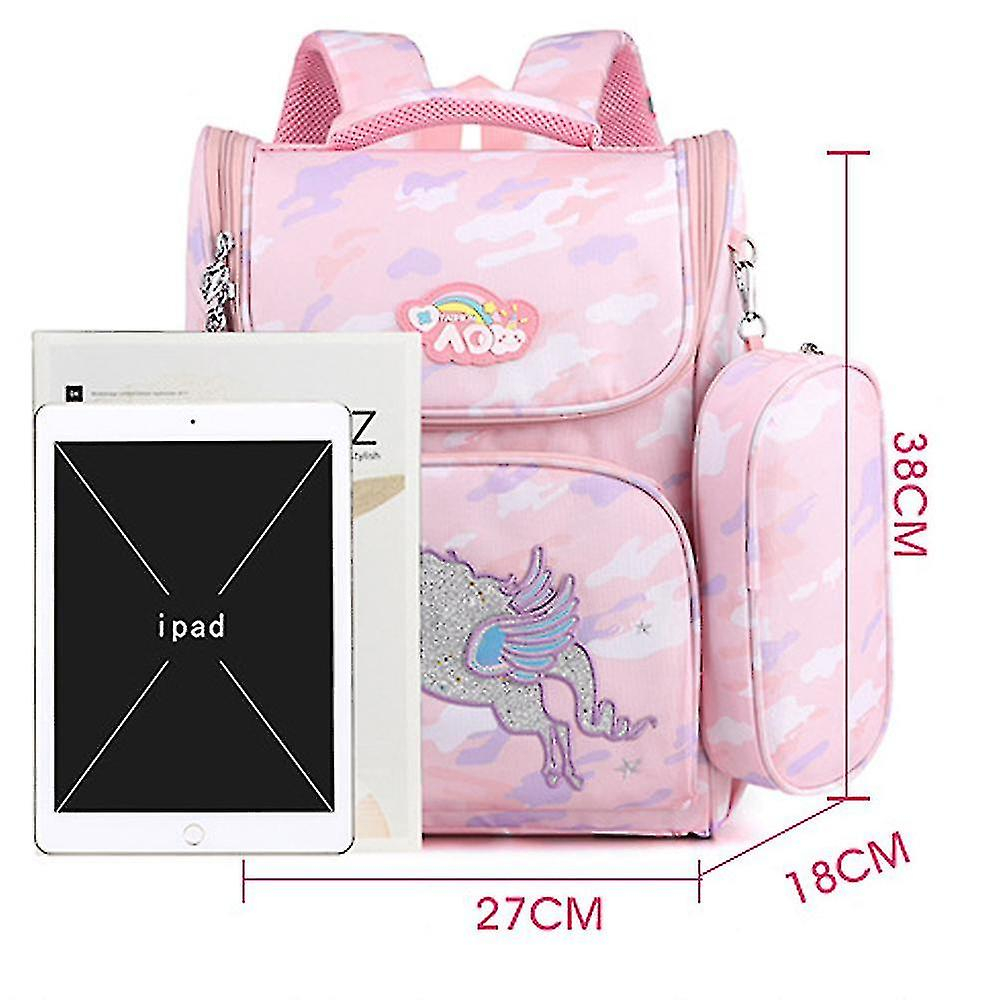 Foto 6 pulgar | Mochila Huoguo Chiropractic Girl Ligera De Nylon 27x18x38 - Venta Internacional.