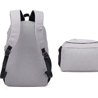 Foto 3 | School Bag Sanlin Beans Mochila De Viaje Con Carga Usb Negra - Venta Internacional.