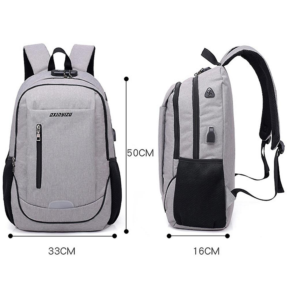 Foto 5 pulgar | School Bag Sanlin Beans Mochila De Viaje Con Carga Usb Negra - Venta Internacional.