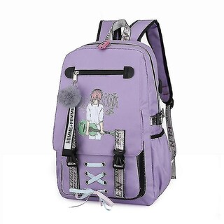 Foto 1 | Mochila Huoguo, Mochila Escolar Para Niñas Adolescentes, Color Morado - Venta Internacional.