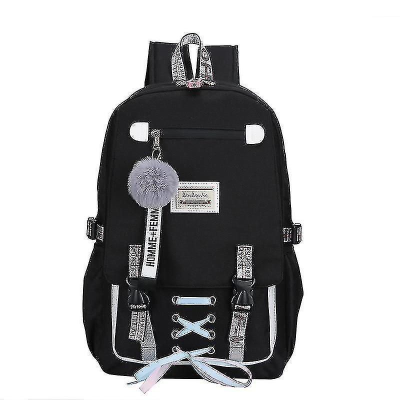 Foto 3 pulgar | Mochila Huoguo, Mochila Escolar Para Niñas Adolescentes, Color Morado - Venta Internacional.