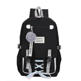 Foto 2 | Mochila Huoguo, Mochila Escolar Para Niñas Adolescentes, Color Morado - Venta Internacional.